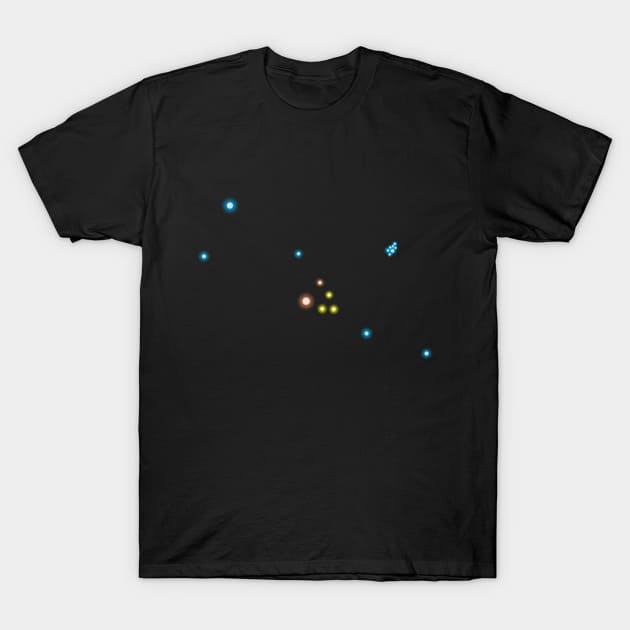 Constellation Taurus (variant) T-Shirt by GloopTrekker